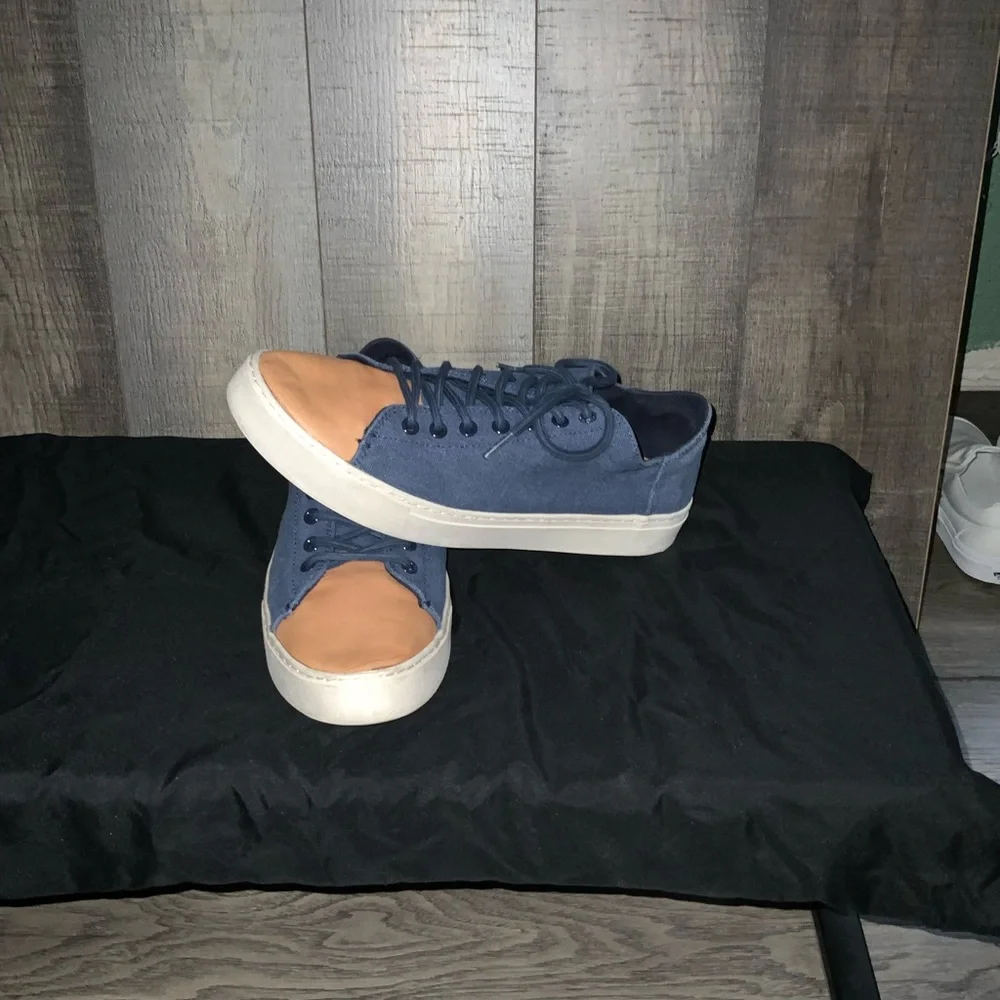 TOMS Men’s Low-Top Canvas/Leather Casual - Picture 10 of 10